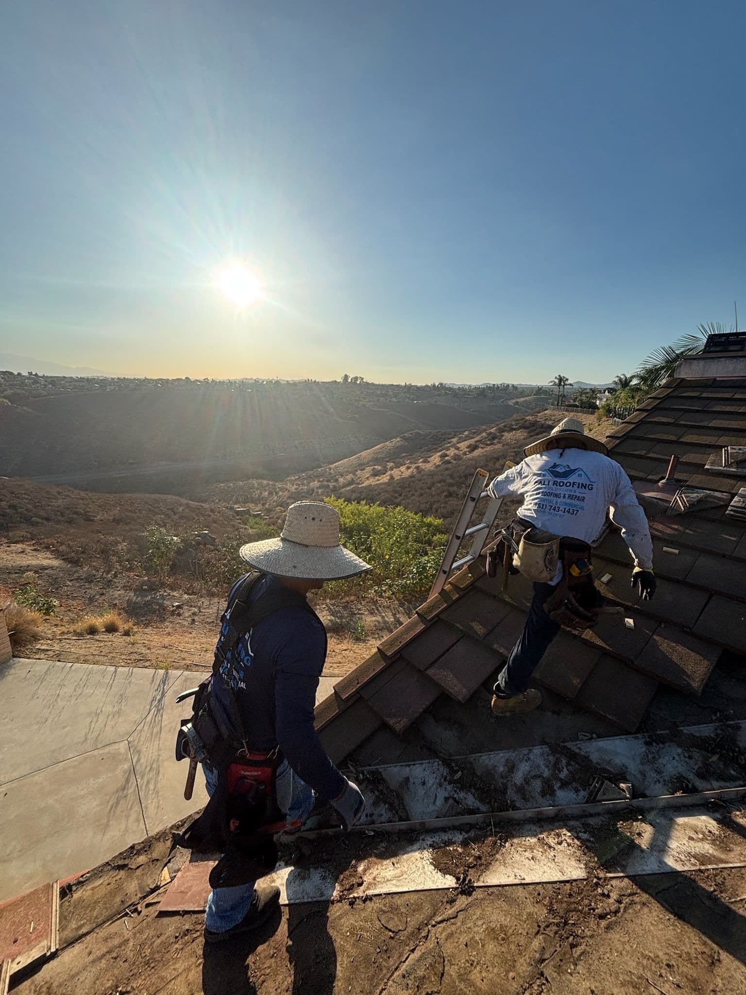 Project Tile Roofing Fix and Leak Repair by Cali Roofing image