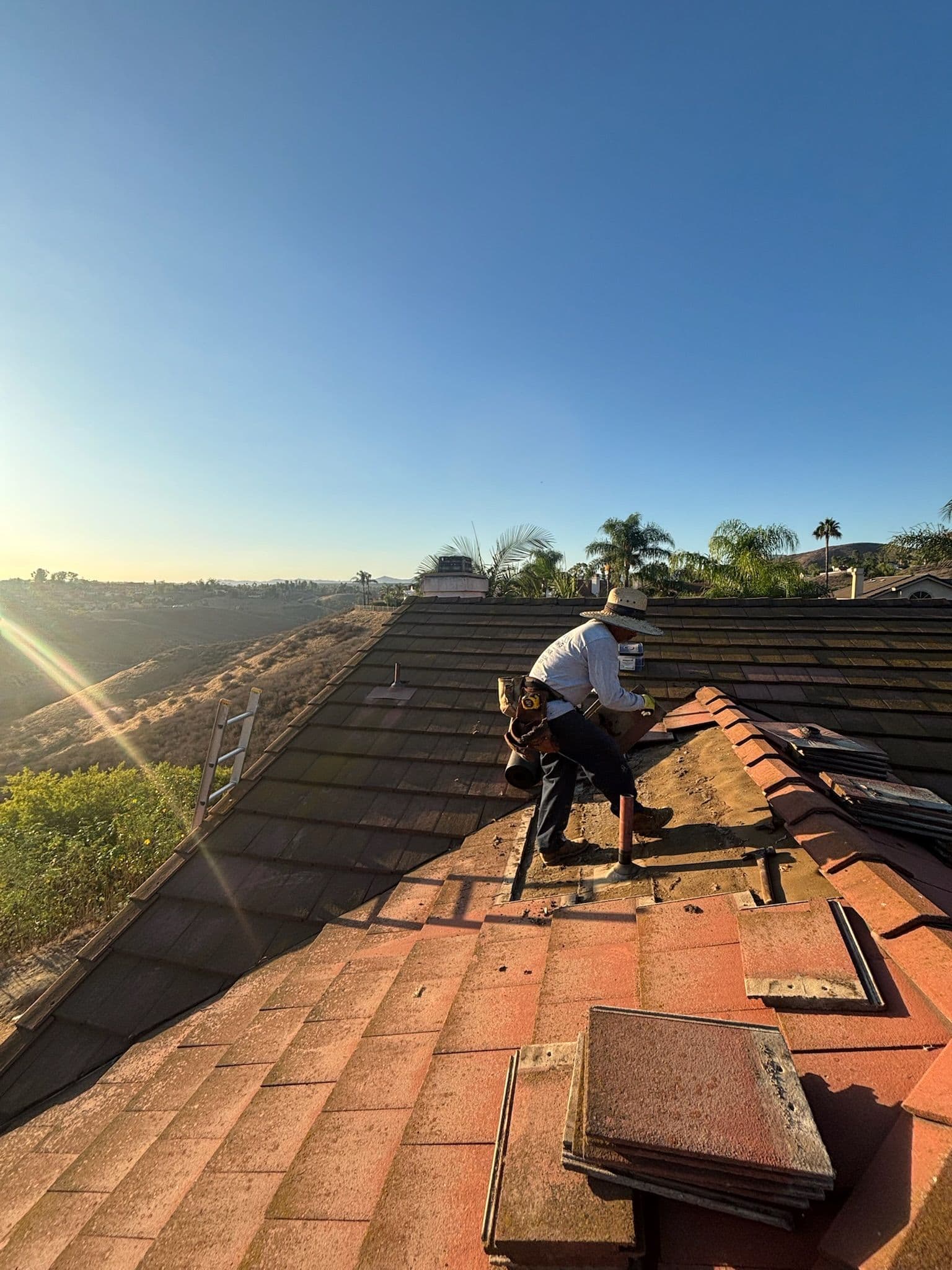 Gallery photos for Tile Roofing Fix and Leak Repair by Cali Roofing: Image #4