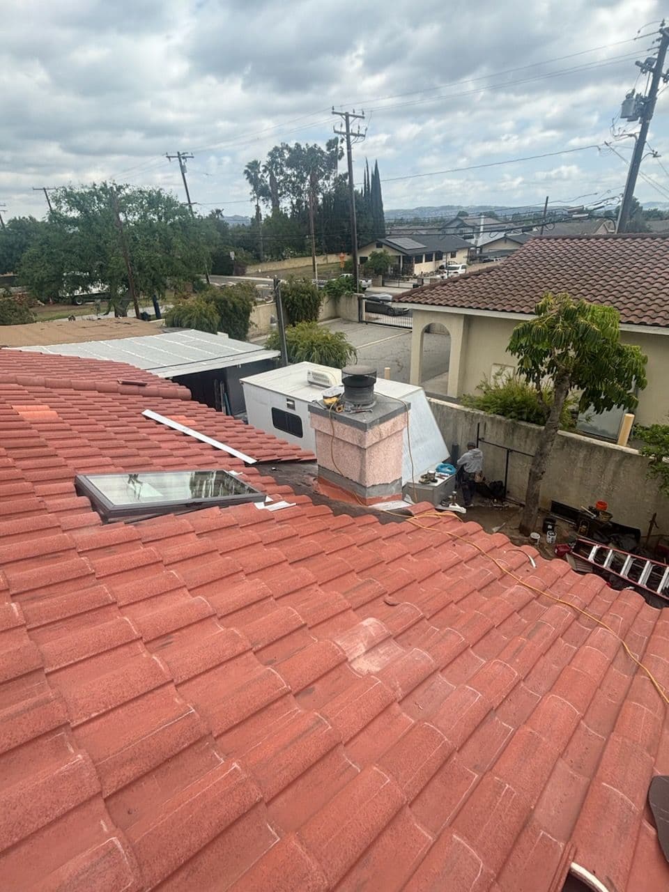 Gallery photos for Stunning Re-Roof with Valencia Red Tiles in Cali: Image #1