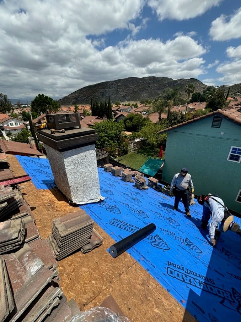 Gallery photos for Roof Tile Relay Redefines Homes in Fontana, CA: Image #1