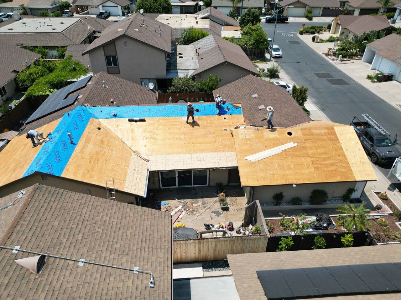 Gallery photos for Duplex Roof Replacement Transforms San Juan Capistrano: Image #1